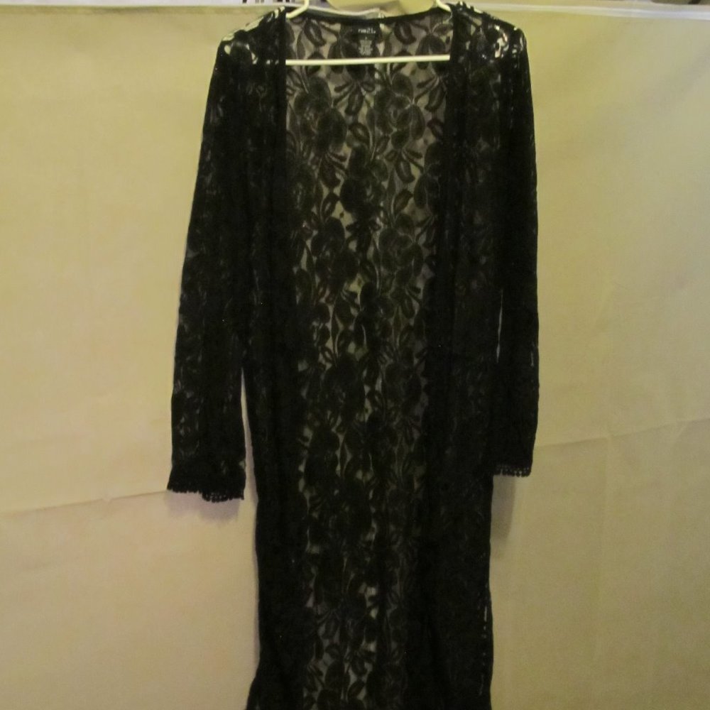 Rue 21 long sleeve sheer/lace cover up
